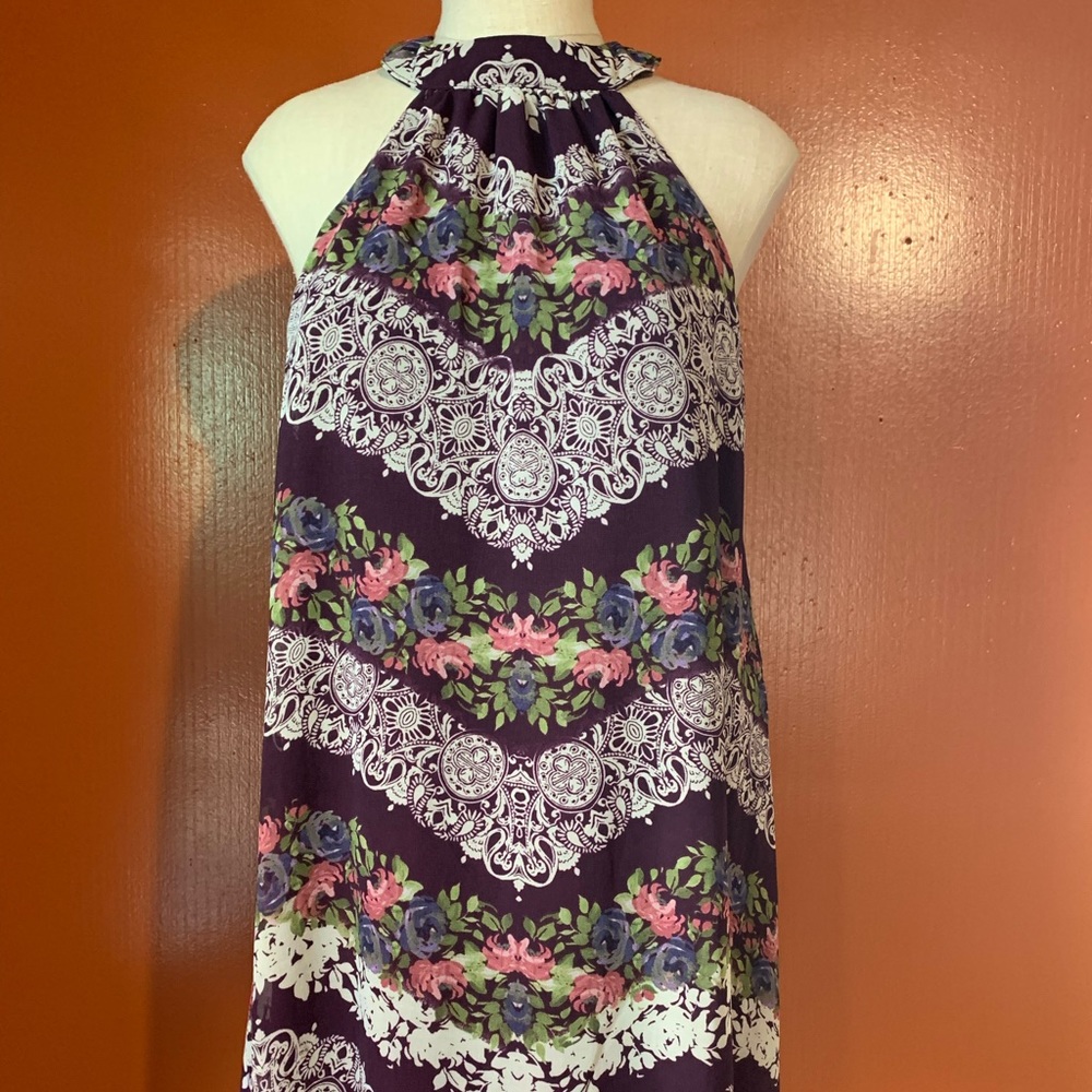 Blue Rain Free Flow Dress